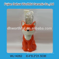 Promotional ceramic utensil holder with monkey design